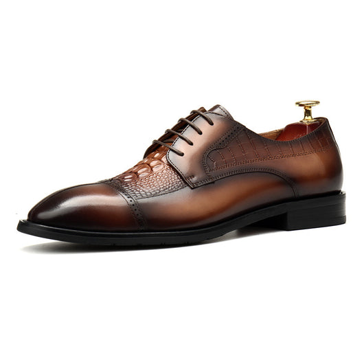 Zapatos de Cuero Ejecutivos Estilo Británico con Costura Premium - Image 8