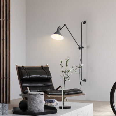 Lámpara de Pared Articulada con Protección Ocular y Enchufe - Image 17