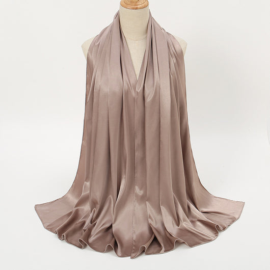 Pañuelo de Satén Monocromático Perla - Elegancia Pura - Image 19