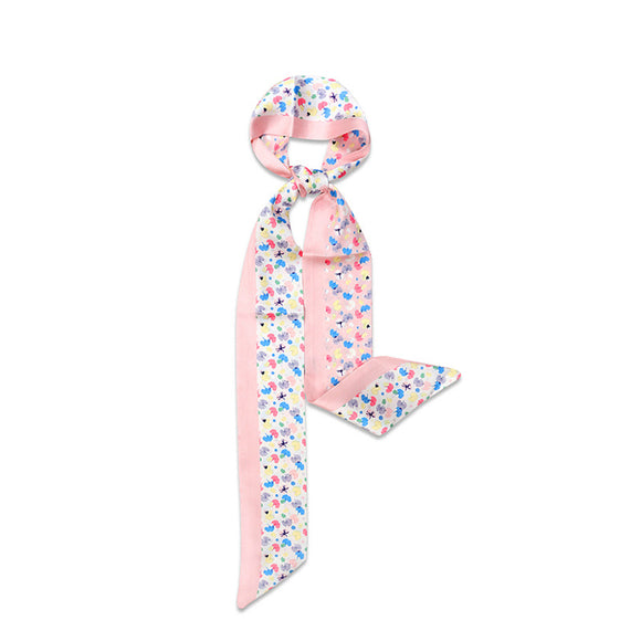 Pañuelo de Seda Delgado para Mujer - Bufanda Decorativa Transpirable