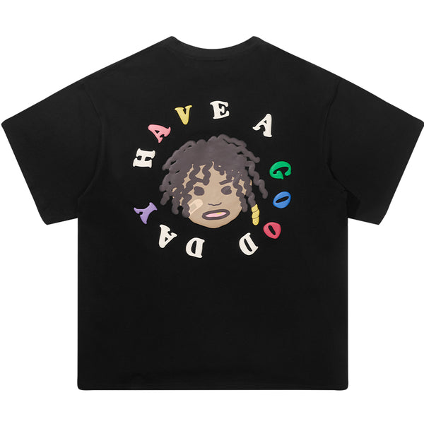 Playera Suelta de Algodón Espumado - Comodidad Casual