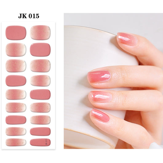 Pegatinas de Uñas UV Gel Semi-curadas Impermeables - Pure Desire Wind Wear - Image 19