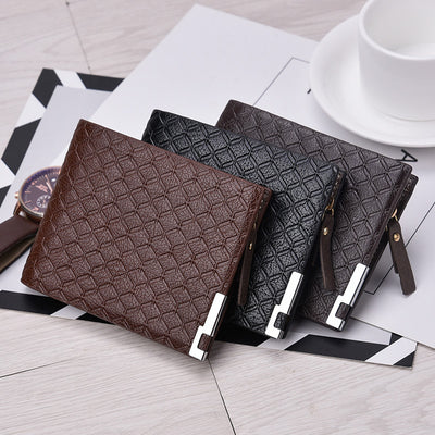 Billetera Compacta para Hombre con Diseño a Cuadros - Image 18