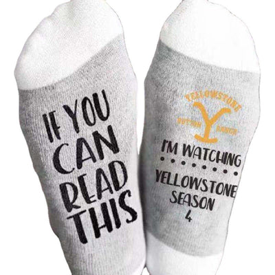 Calcetines Tubo Estilo Urbano con Letras - Moda Callejera - Image 3