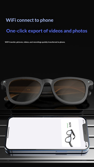 Gafas Inteligentes SG70 con Asistente de Voz y Traducción en Tiempo Real - Image 12