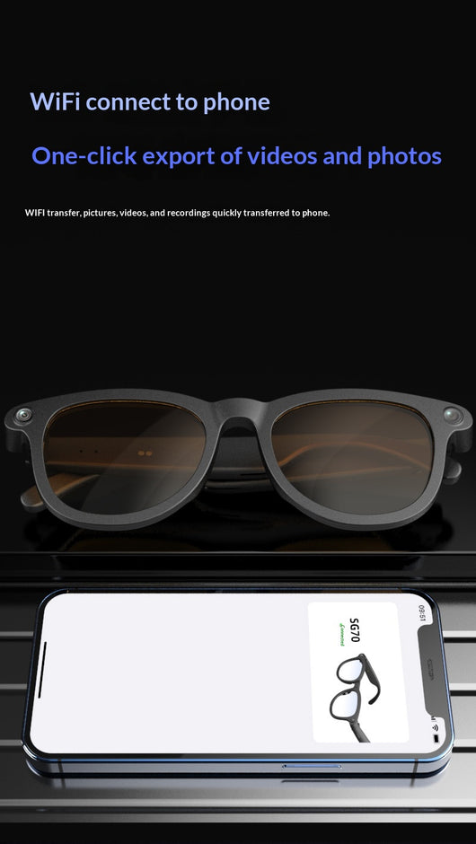 Gafas Inteligentes SG70 con Asistente de Voz y Traducción en Tiempo Real - Image 12