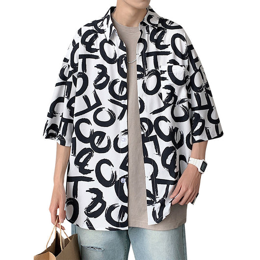 Camisa Manga Corta Estilo Hong Kong - Diseño Japonés Moderno - Image 6