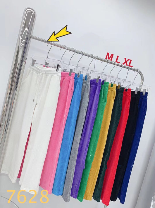 Pantalones de Pana Cintura Alta Recta Gruesos - Image 5