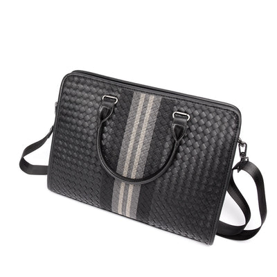 Maletín Profesional Hombre Crossbody Tejido - Bolsa Ejecutiva para Computadora - Image 10