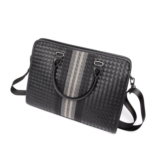 Maletín Profesional Hombre Crossbody Tejido - Bolsa Ejecutiva para Computadora - Image 10