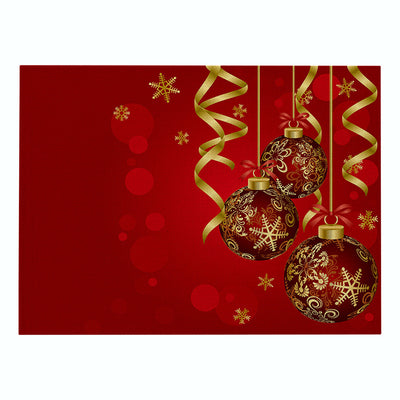 Mantel Individual Navideño Rojo - Algodón y Lino - Image 18