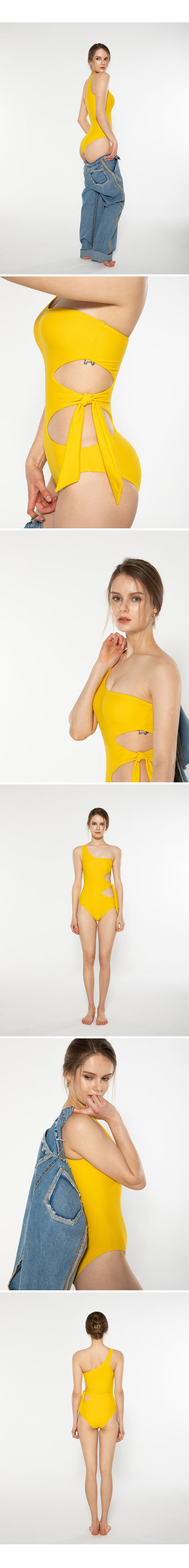 Traje de Baño Mujer con Diseño de Amarre Lateral para Vacaciones - Image 16