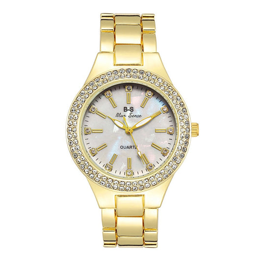 Conjunto de Reloj Pulsera para Mujer con Diamantes - Dos Piezas - Image 8