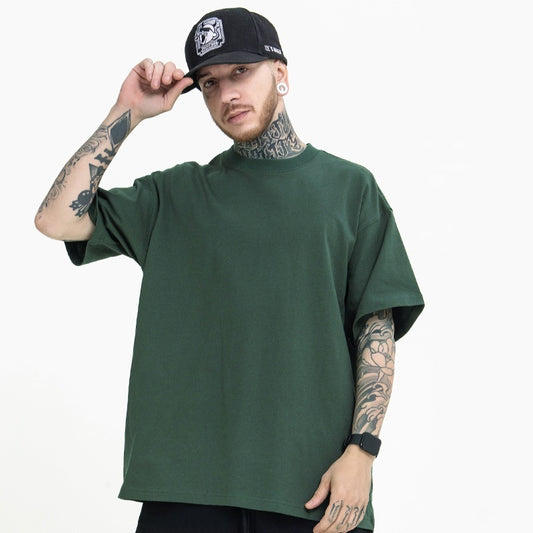 Camiseta Oversize de Algodón Puro para Hombre y Mujer