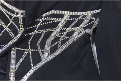 Blazer Ejecutivo para Mujer con Detalles de Diamantes y Efecto Reductor - Image 22