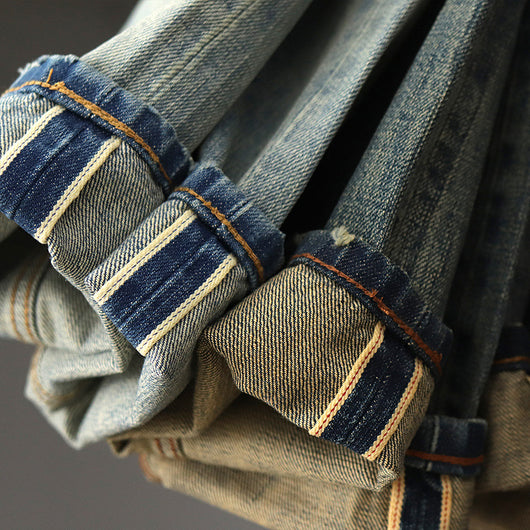 Jeans Retro Holgados Pesados para Hombre - Casual Clásico - Image 4