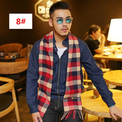 Bufanda Cuadrille Cálida para Hombre - Estilo Casual Versátil - Image 32