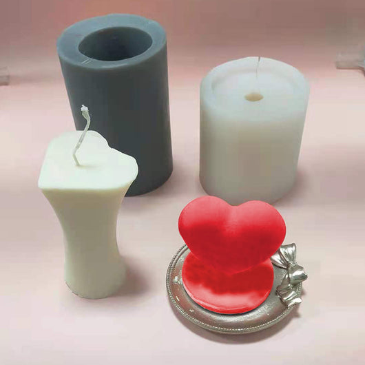 Molde de Silicona en Forma de Corazón para Velas Aromáticas - Regalo Perfecto para San Valentín - Image 2
