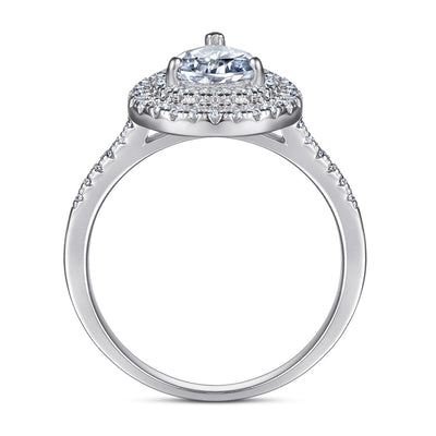 Anillo de Diamante Talla Pera - Image 5