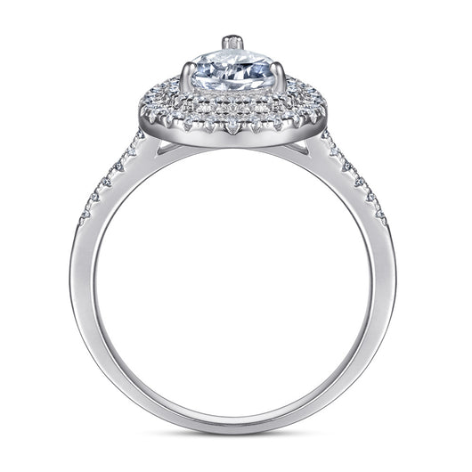 Anillo de Diamante Talla Pera - Image 5