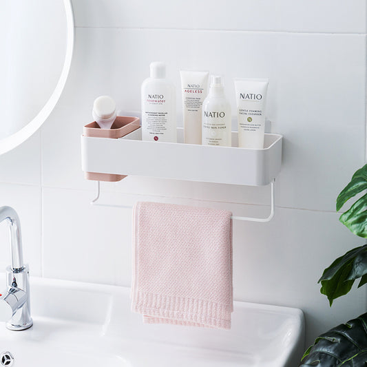 Organizadores de Pared para Baño - Estantes y Cajas de Almacenamiento
