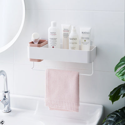 Organizadores de Pared para Baño - Estantes y Cajas de Almacenamiento