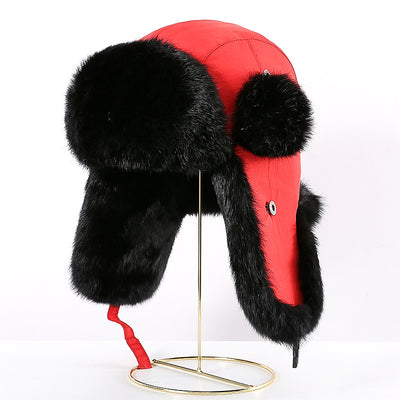 Gorro Térmico Unisex de Piel de Conejo con Protección Auditiva para Clima Frío - Image 18