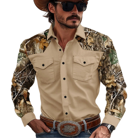 Camisa Vaquera Clásica de Manga Larga para Hombre - Image 12
