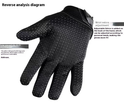 Guantes Tácticos Sellados Army Fan para Motocicleta - Protección Total de Dedos con Agarre Antideslizante - Image 14