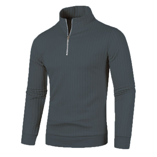 Suéter de Cuello Alto con Cierre para Hombre - Comodidad Casual - Image 41