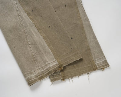Pantalones Jeans Rectos Baggy con Costuras Lavadas - Image 3