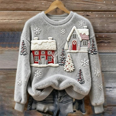 Sudadera Cuello Redondo con Pelaje Sintético para Otoño e Invierno - Image 11