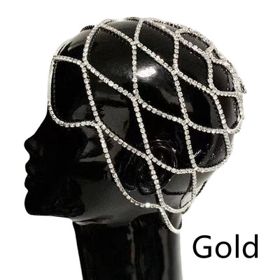 Cadena para Cabello de Diamantes Multicapa con Malla Temperamental - Image 5