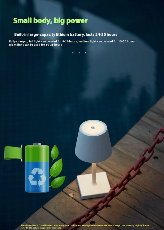 Lámpara de Mesa LED Táctil Nórdica Moderna - Aluminio Metal Diseño Hotel - Image 10