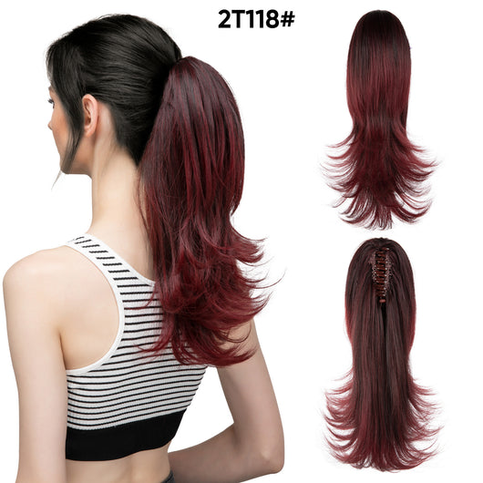 Peluca de Seda Larga con Ondas Suaves para Mujer - Image 10