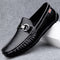 Zapatos Casuales de Cuero con Suela Flexible y Transpirables para Hombre