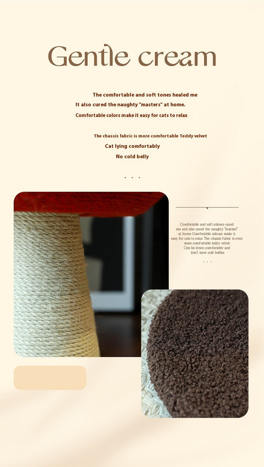 Árbol Rascador de Seta para Gatos con Tablero de Sisal sin Pelusa - Image 17