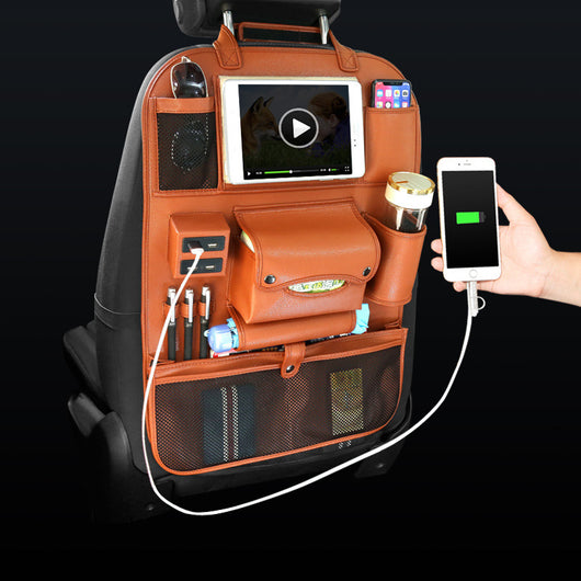 Organizador de Asiento de Auto con Almacenamiento Multifuncional - Image 8