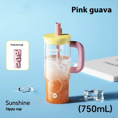 Vaso Portátil de Gran Capacidad con Popote - Tritan Resistente - Image 3