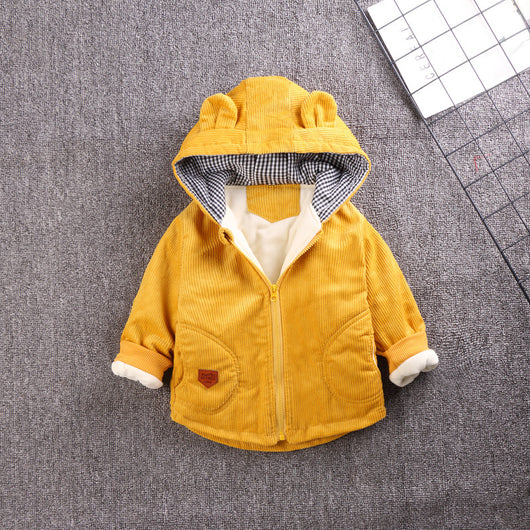 Chaqueta Acolchada de Forro Polar para Niña - Algodón Premium - Image 2