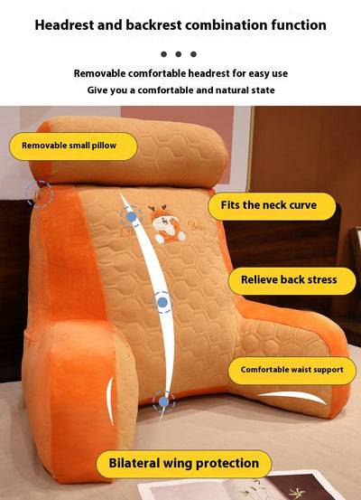 Almohada de Látex Elevada con Soporte Cervical y Funda Acolchada Premium - Image 19