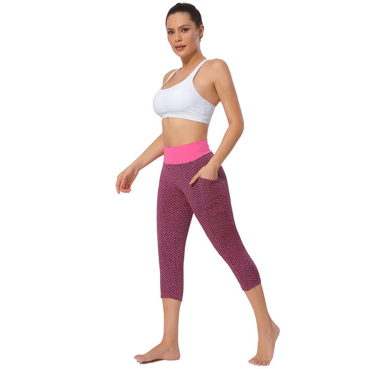 Pantalones de Yoga Cortos y Ajustados Efecto Durazno - Image 71