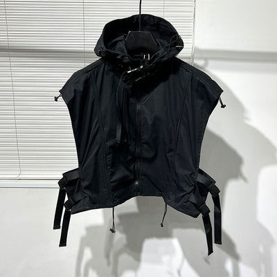 Chaqueta de Trabajo Holgada con Capucha para Hombre - Image 3