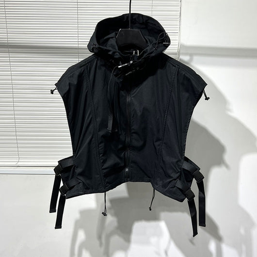 Chaqueta de Trabajo Holgada con Capucha para Hombre - Image 3