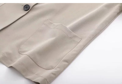 Blazer Suelto de Un Botón - Chaqueta Casual Versátil y Moderna - Image 13