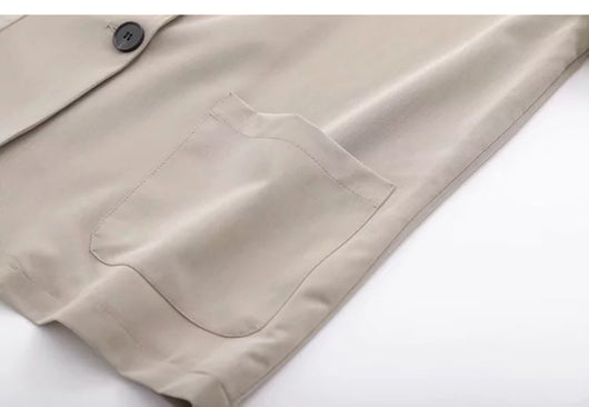 Blazer Suelto de Un Botón - Chaqueta Casual Versátil y Moderna - Image 13