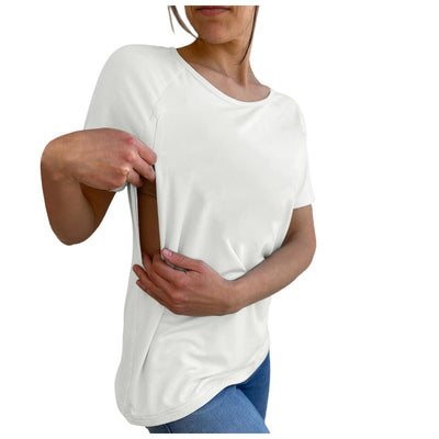Camiseta Maternidad y Lactancia de Manga Corta para Mujer - Image 5