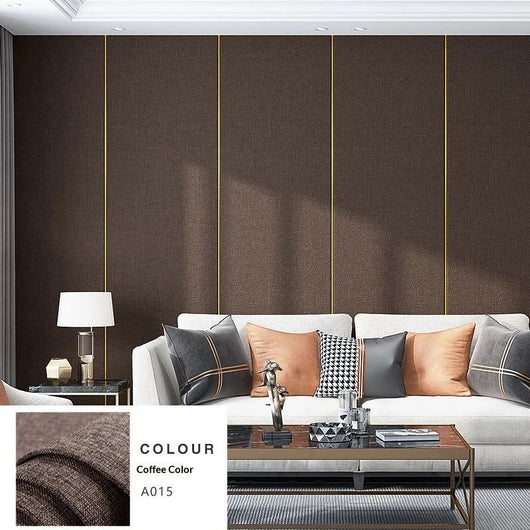 Papel Tapiz Autoadhesivo Textura Lino Reforzado para Cabecero de Cama - Image 9