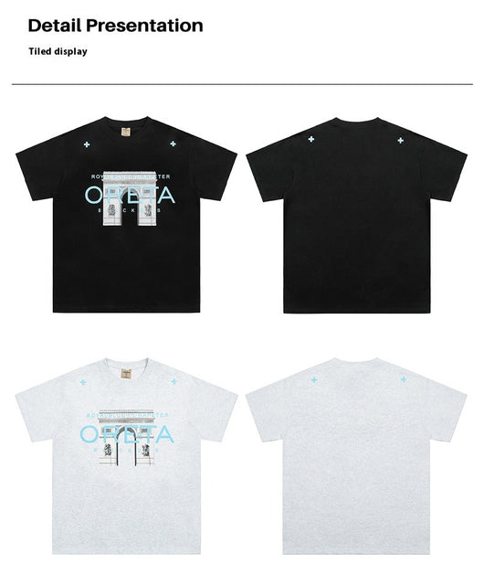 Camiseta Estampada con Letras de la Antigua Grecia - Image 10