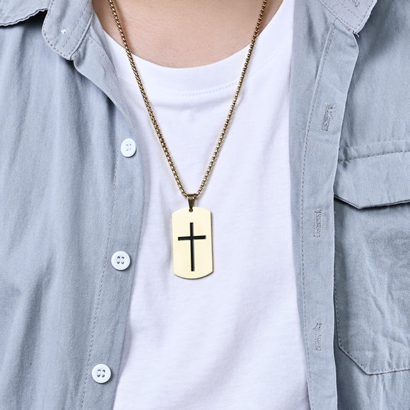 Collar Crusader de Acero Inoxidable